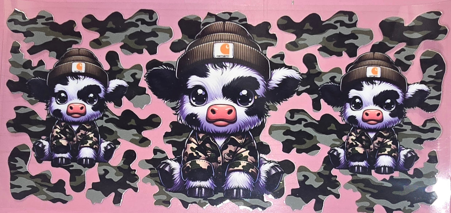 CAMO HIGHLAND COW WRAP