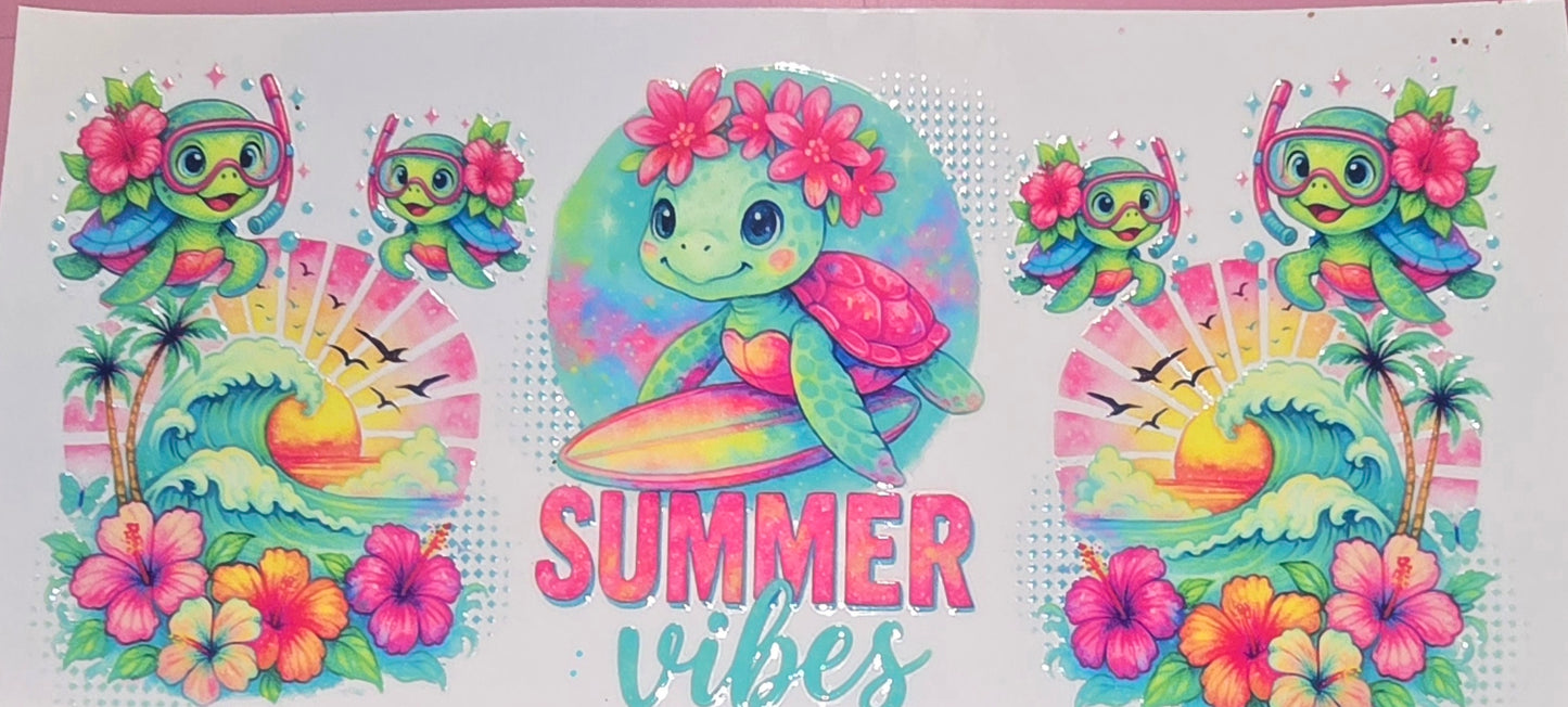 SUMMER VIBES BABY SEA TURTLE WRAP