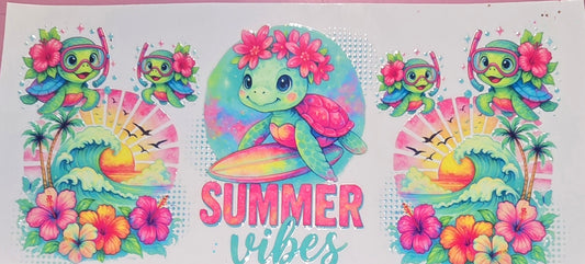 SUMMER VIBES BABY SEA TURTLE WRAP