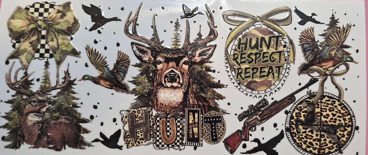 HUNT RESPECT REPEAT DEER WRAP