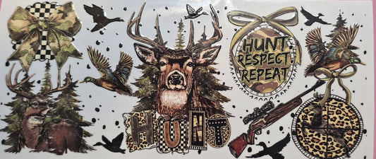 HUNT RESPECT REPEAT DEER WRAP
