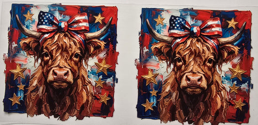 Independence Day Highland Cow