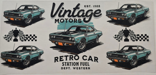 Vintage Motors Retro Cars Wrap