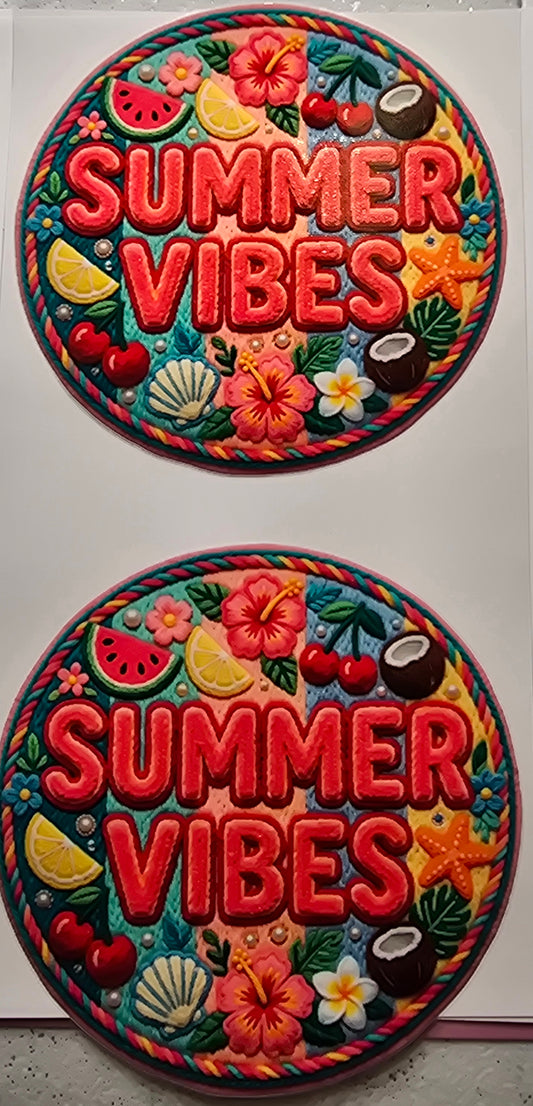 Summer Vibes Decal