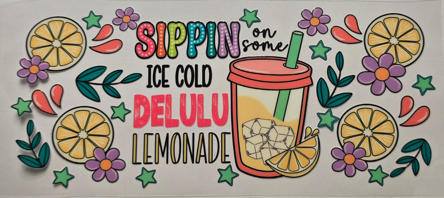 Spring Ice Cold Delulu Lemonade Wrap