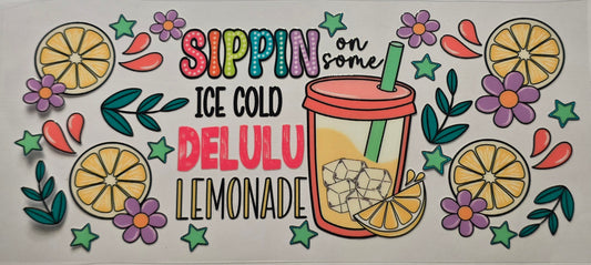 Spring Ice Cold Delulu Lemonade Wrap
