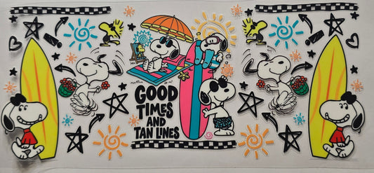 Good Time And Tan Lines Snoopy Wrap