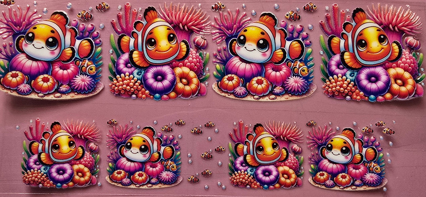 Mini Nemo Shot Glass Decal