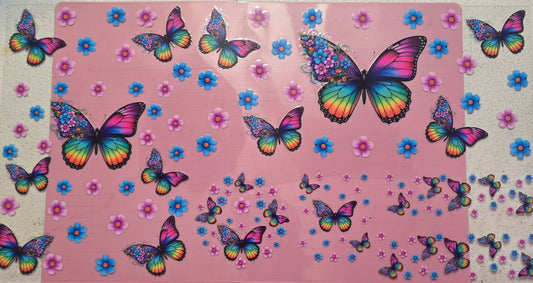 Butterfly combo set cup with add on shot glass wrap
