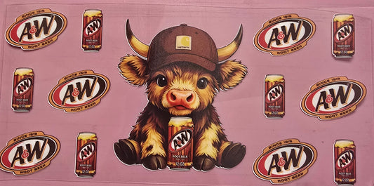 A&W Highland Cow Wrap