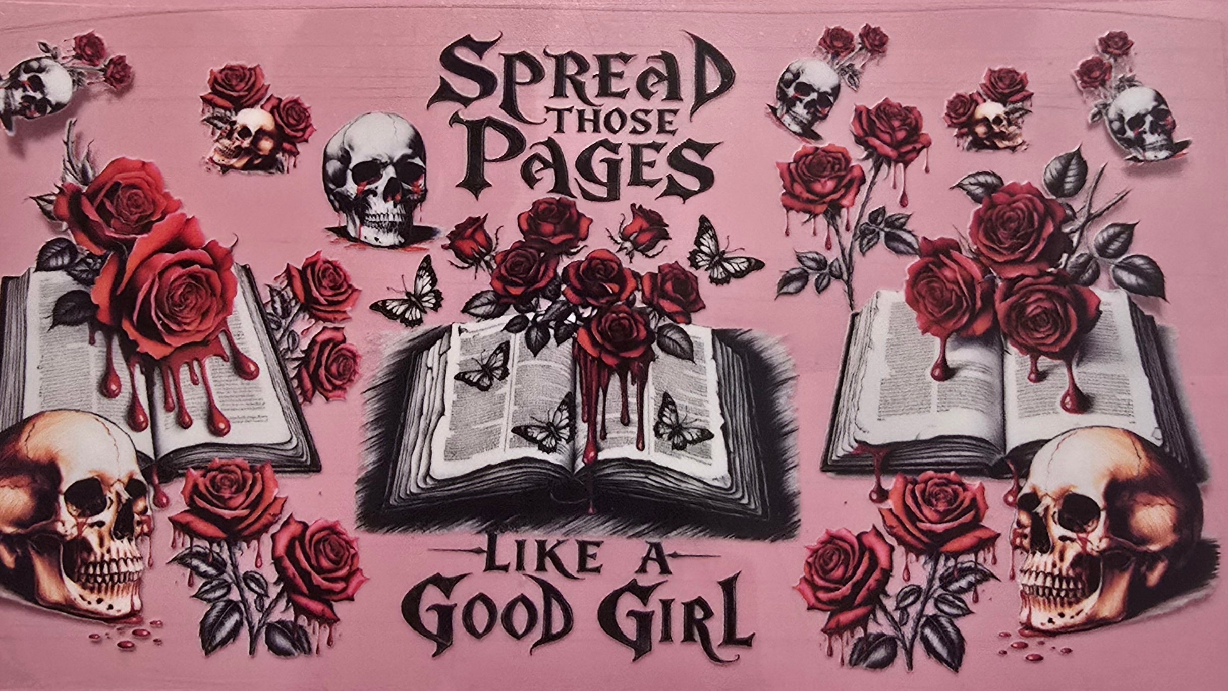 SPREAD THOSE PAGES LIKE A GOOD GIRL BOOK WRAP – Bee Happy Honey ...