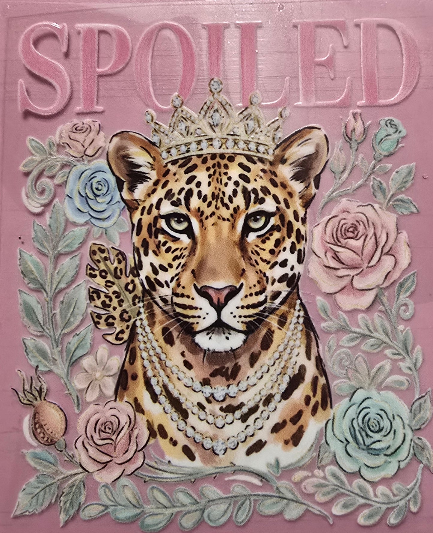 SPOILED ROSE TIGER DECAL