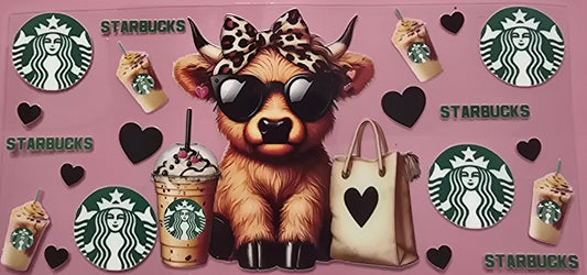STARBUCKS HIGHLAND COW WRAP