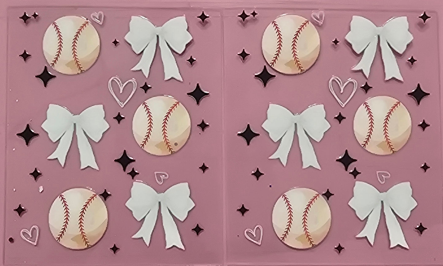 MINI BASEBALL SHOT GLASS WRAP