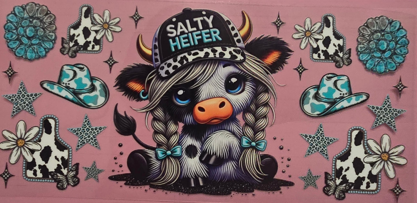 Salty Heifer Baby Highland Cow Wrap