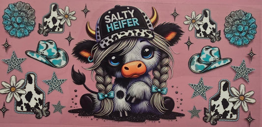 Salty Heifer Baby Highland Cow Wrap
