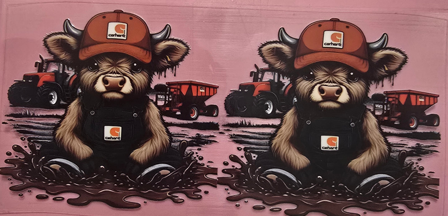Carhartt Farmer Baby Highland Cow Wrap