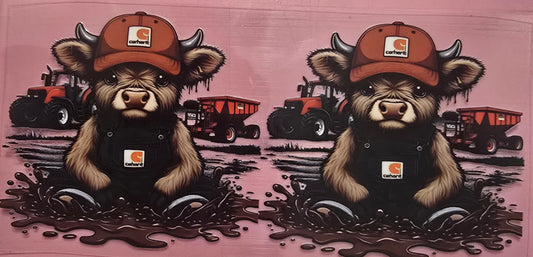 Carhartt Farmer Baby Highland Cow Wrap
