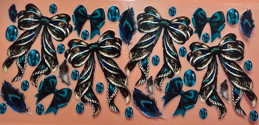 Feather Bows Cup Wrap