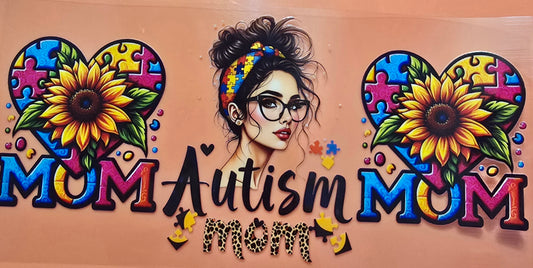 Autism Mom Cup Wrap