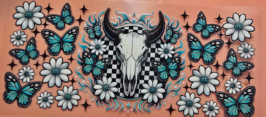 Western Skull Cup Wrap