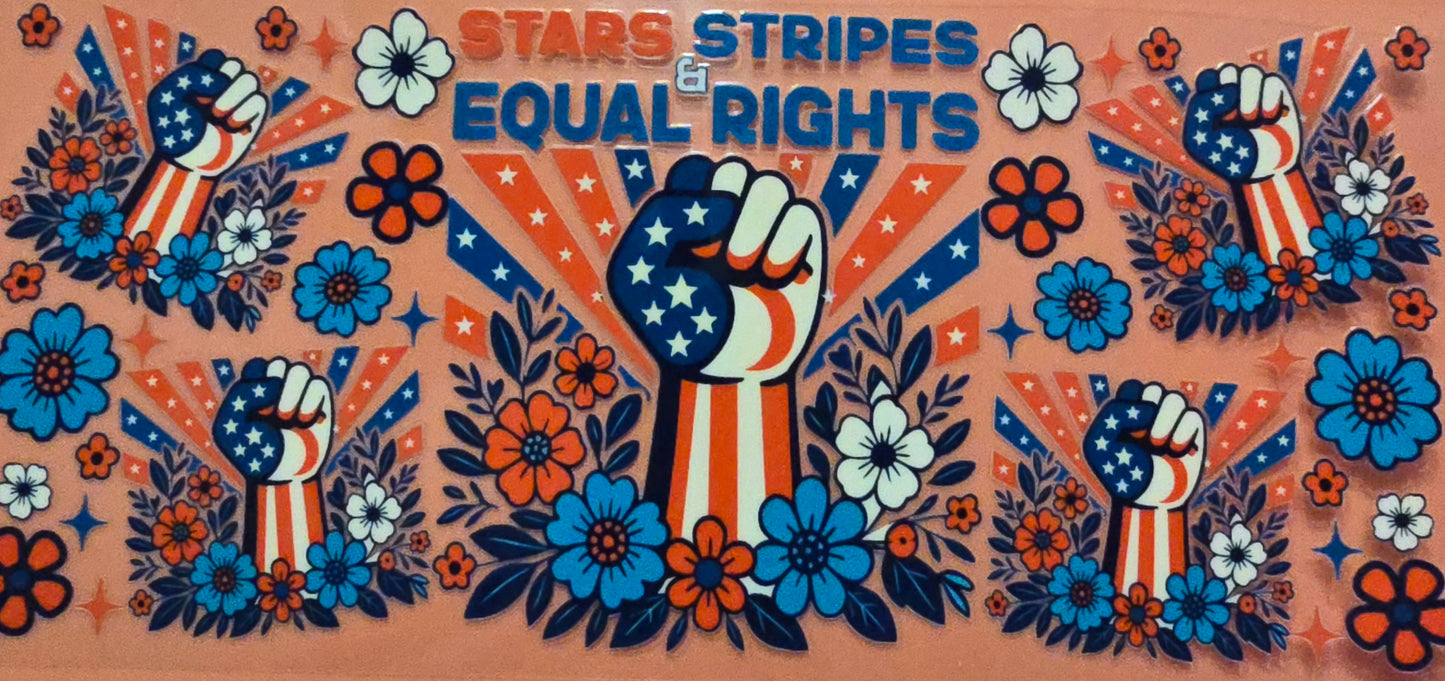 Stars Stripes and Equal Rights Cup Wrap