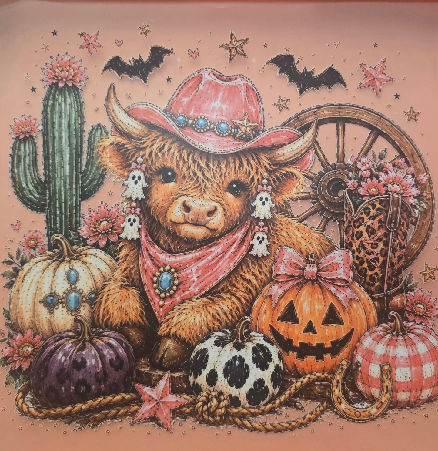 Fall Baby Highland Shirt Transfer
