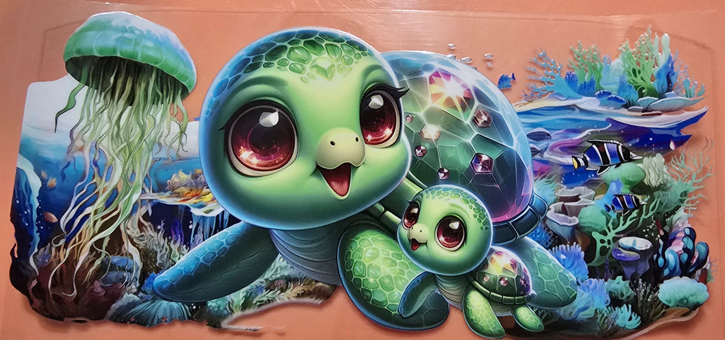 Sea Momma and Baby Turtle Wrap