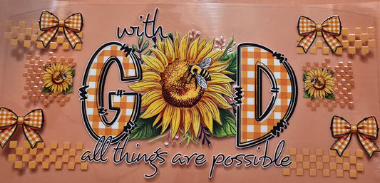 With God All Things Are Possible Wrap