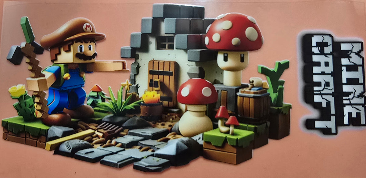 Mind Craft Mario Wrap