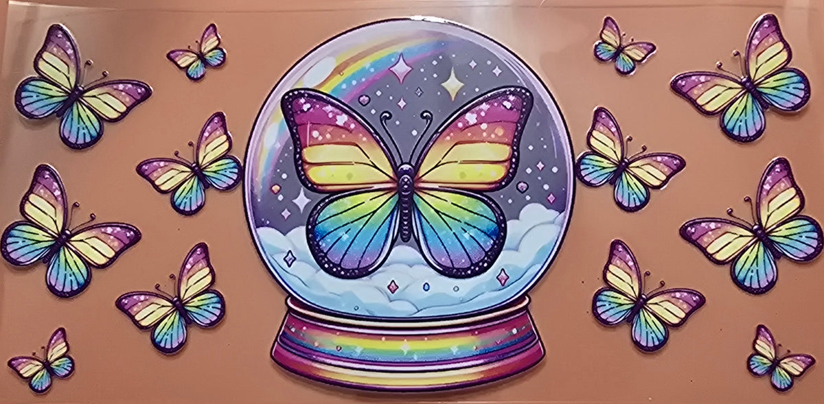 Butterflfy Snowglobe Wrap