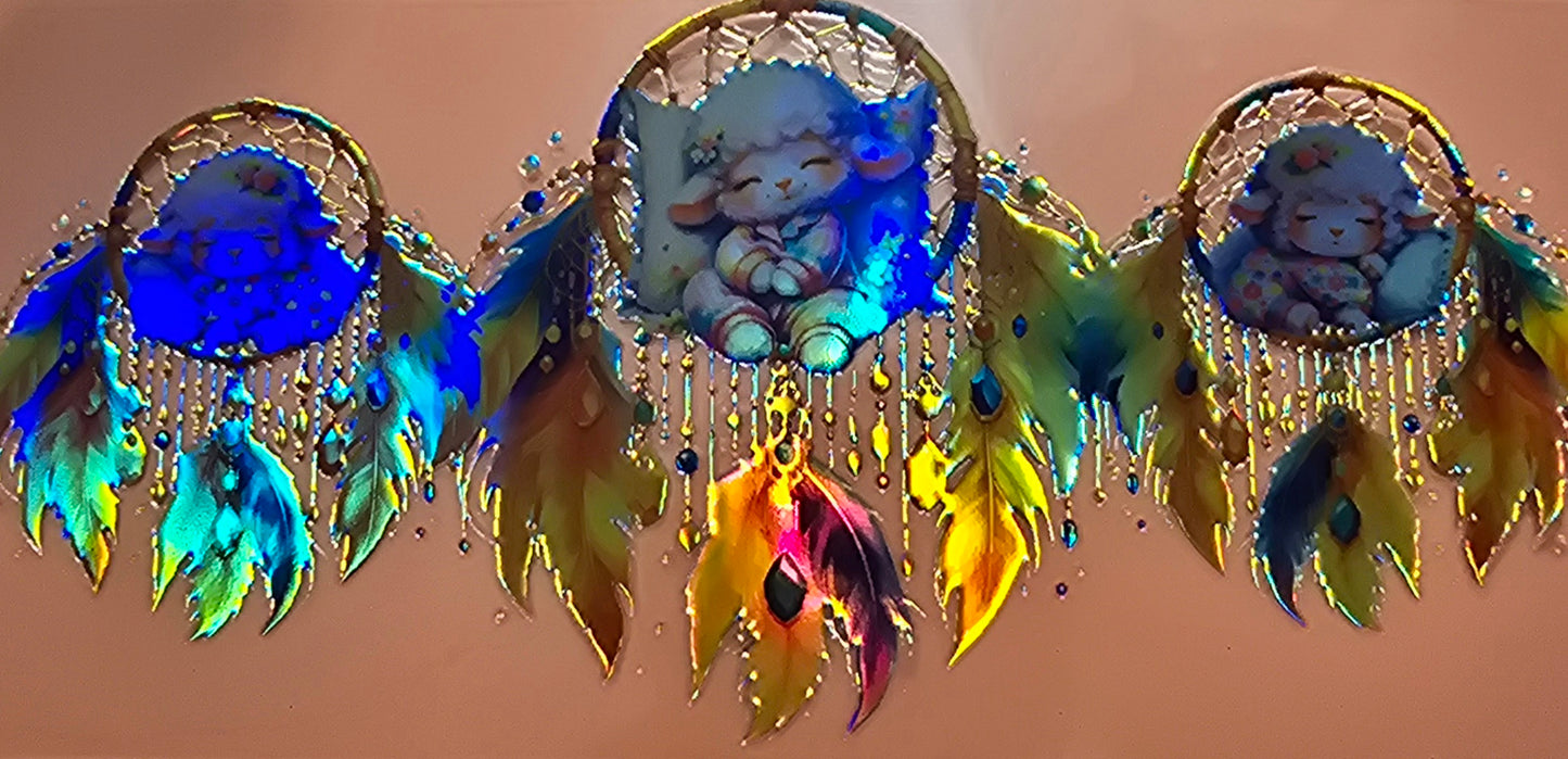 Holographic Sheep Dream Catcher Wrap