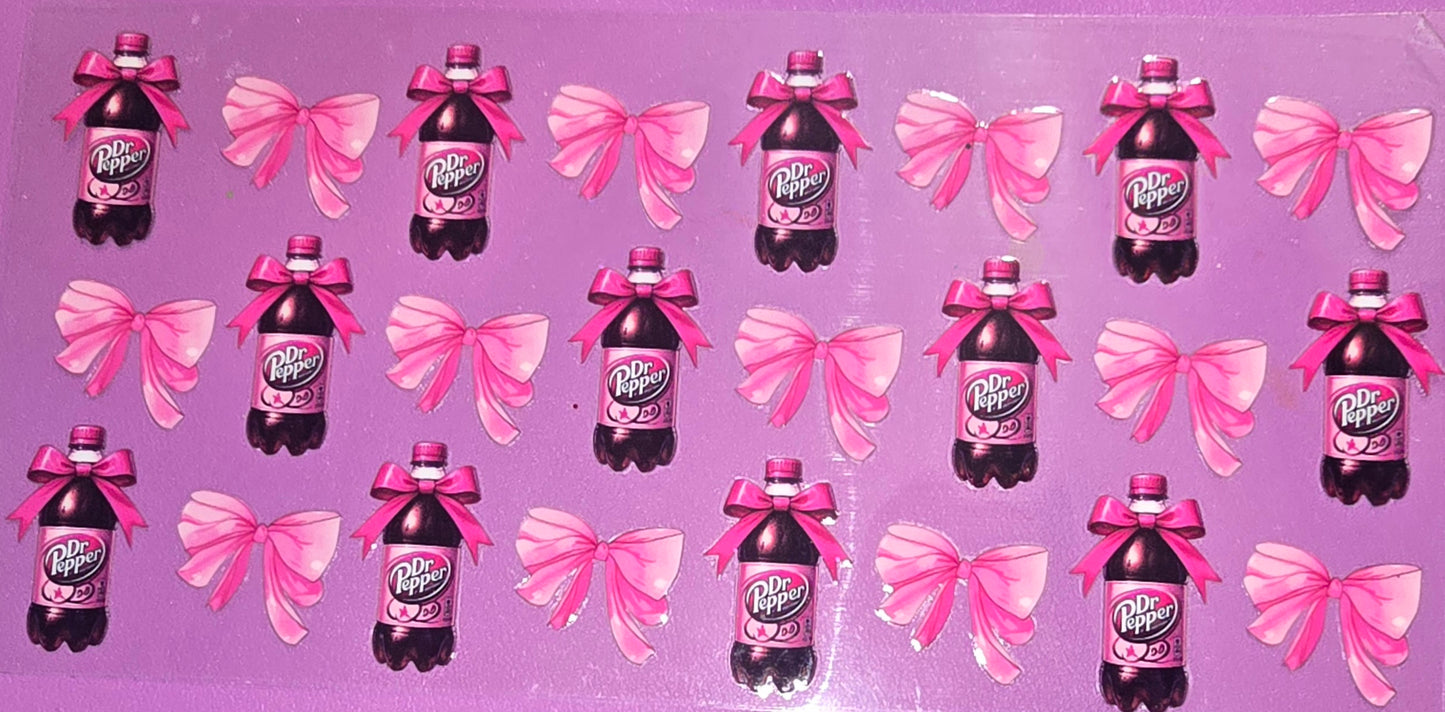 Dr Pepper Bows Wrap