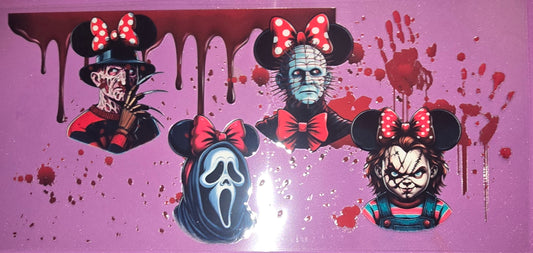 Blood Drip  Characters Halloween Wrap