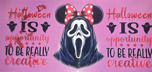 Ghost Face Mickey Halloween Wrap