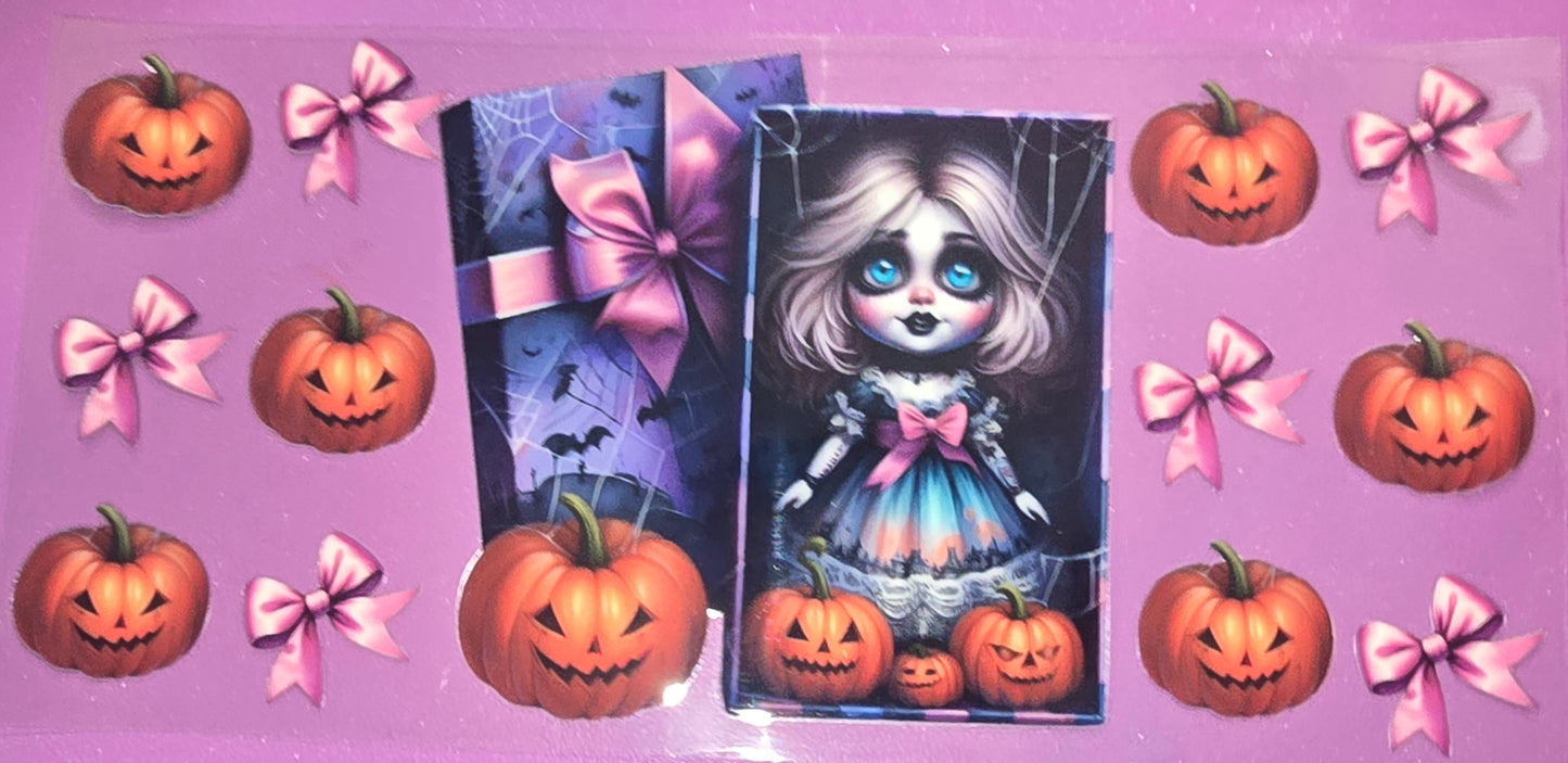 Ghost Girl Halloween Wrap