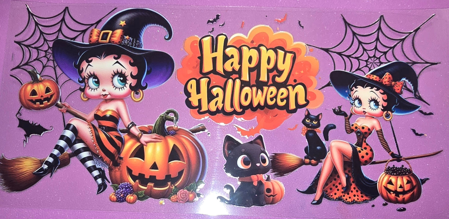 Happy Halloween Betty Boop Wrap