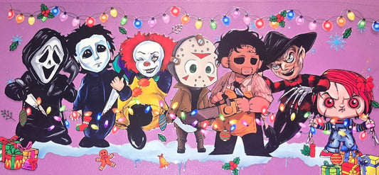 Halloween  Christmas Characters Wrap