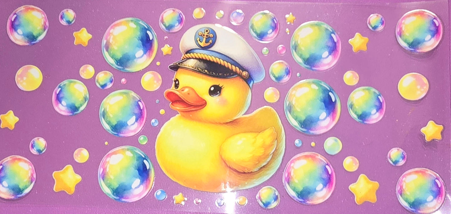 Little Sailor Rubber Duck With Bubbles Wrap