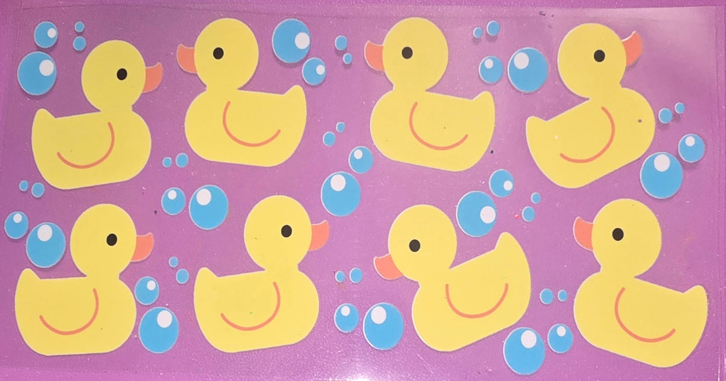 Rubber Duck With Bubbles Wrap