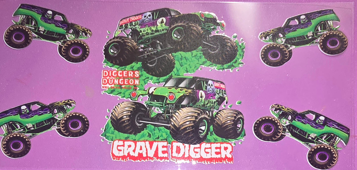 Grave Digger Monster Truck Wrap