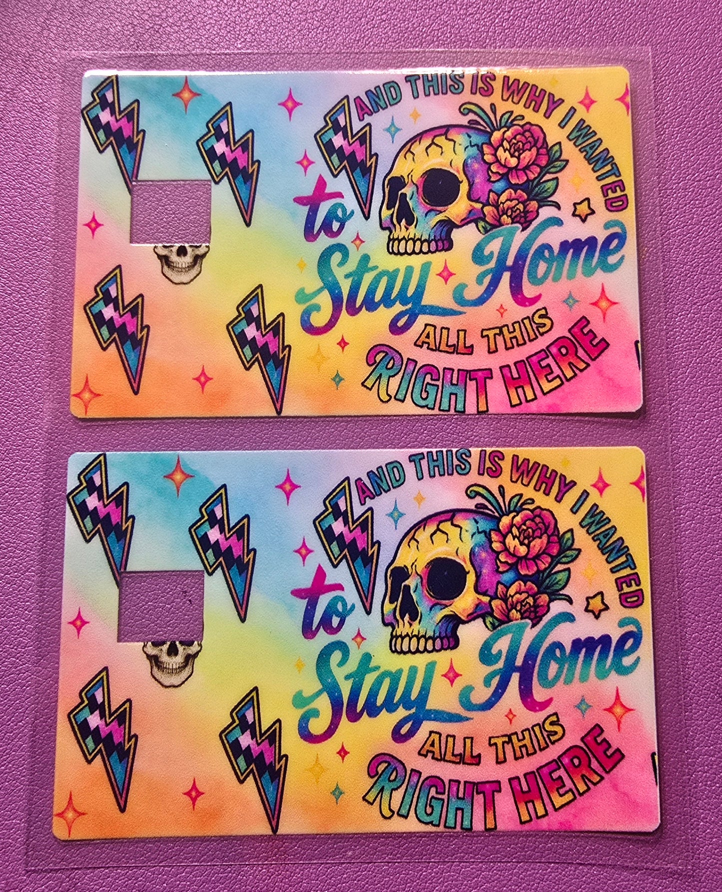 And This Is Why I Want TO Stay Home Credit Card Wrap