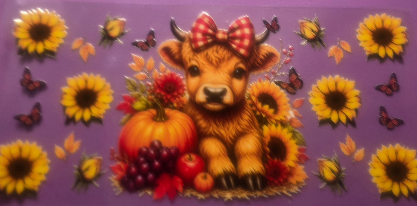 Fall Sunflower Baby Highland Wrap