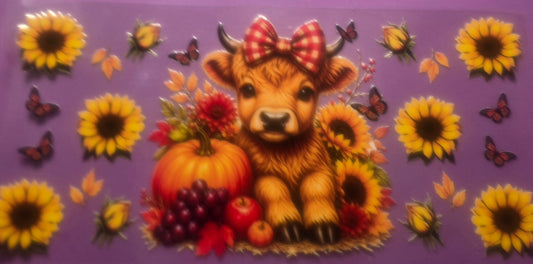 Fall Sunflower Baby Highland Wrap