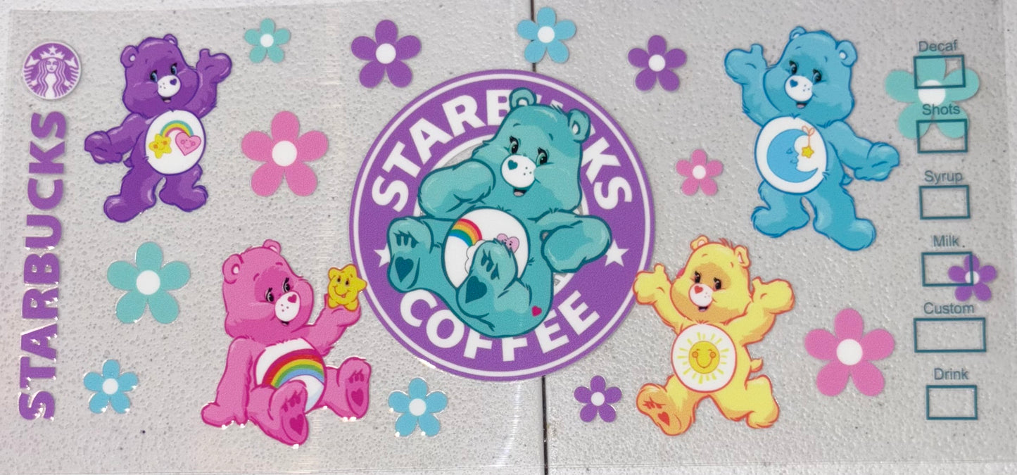 Carebear Starbucks wrap