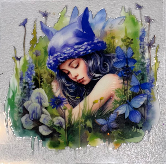 Purple peace fairy wrap