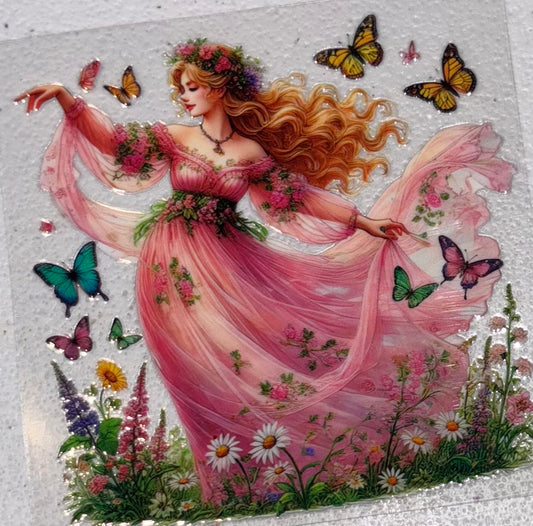 Pink butterfly fairy wrap