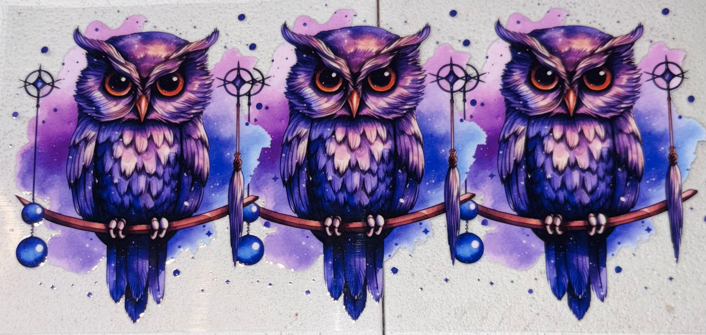 Purple owl wrap