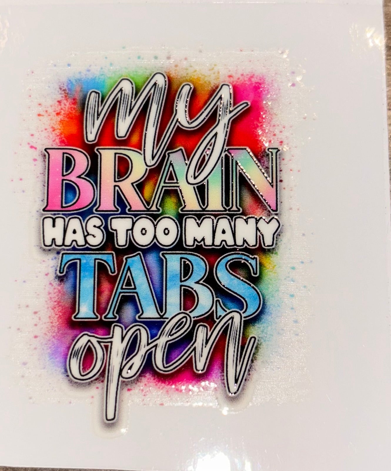 My brain has too many tabs to open UVU decal