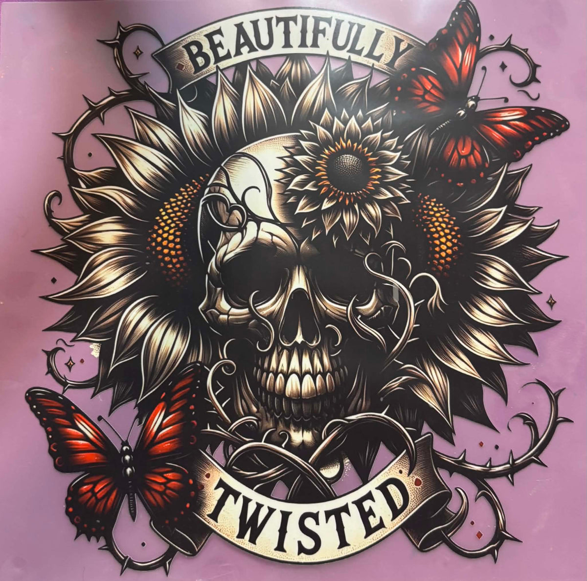 Beautifully Twisted Shirt Or Tote Bag Transfer
